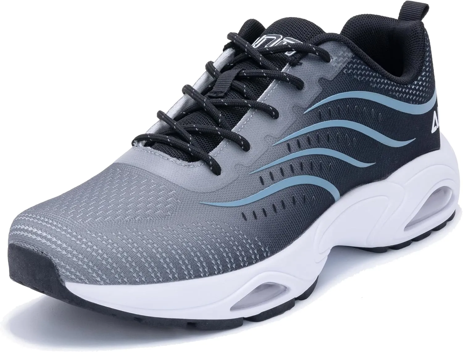 Quseek Mens Running Shoes Athletic Tennis Sneakers Air Arch Support Non Slip Lightweight Breathable for Gym Jogging Walking Sports Size 7-13