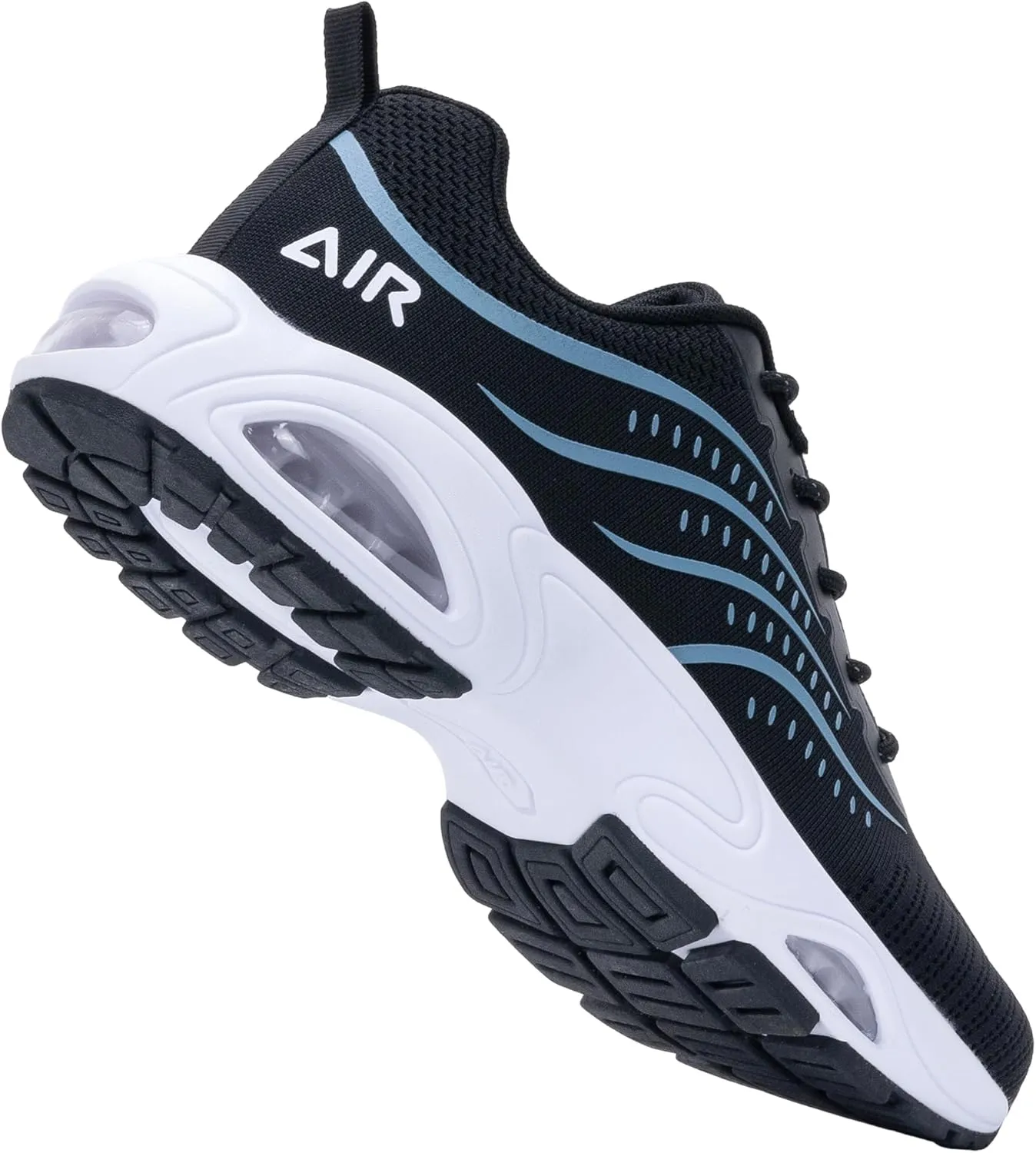 Quseek Mens Running Shoes Athletic Tennis Sneakers Air Arch Support Non Slip Lightweight Breathable for Gym Jogging Walking Sports Size 7-13