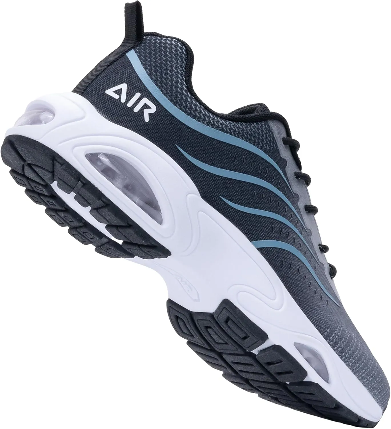 Quseek Mens Running Shoes Athletic Tennis Sneakers Air Arch Support Non Slip Lightweight Breathable for Gym Jogging Walking Sports Size 7-13