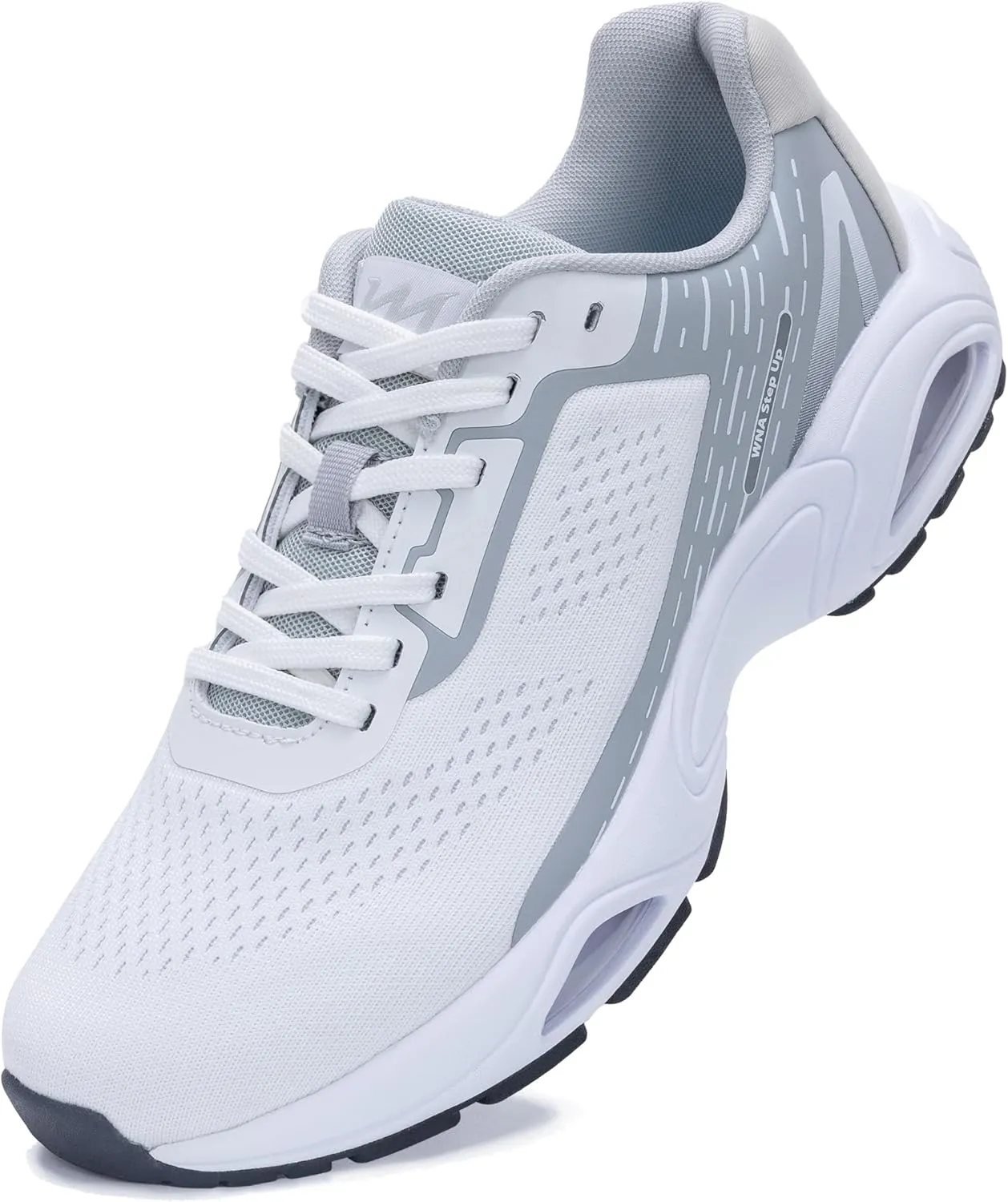 Quseek Mens Running Shoes Athletic Tennis Sneakers Air Arch Support Non Slip Lightweight Breathable for Gym Jogging Walking Sports Size 7-13
