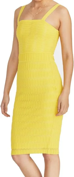 RACHEL Rachel Roy Womens Textured Sleeveless Sweaterdress
