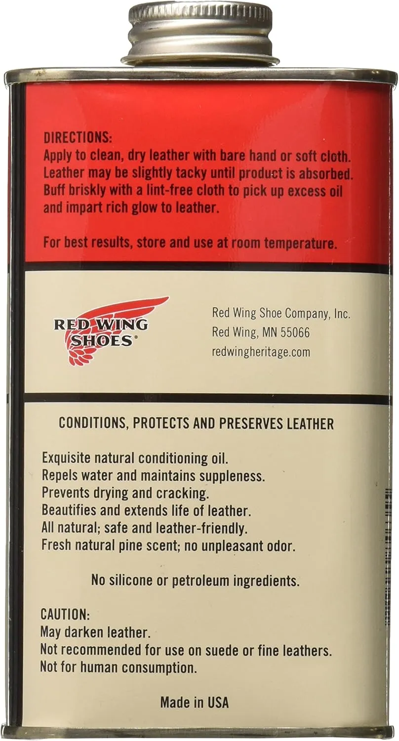 Red Wing Heritage Unisex-Adult All Natural Boot Oil-U, One Size