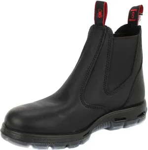 Redback UBBK Easy Escape Slip-On Soft Toe Black Work Boots Redback Boot Size UK8.5 = US9.5