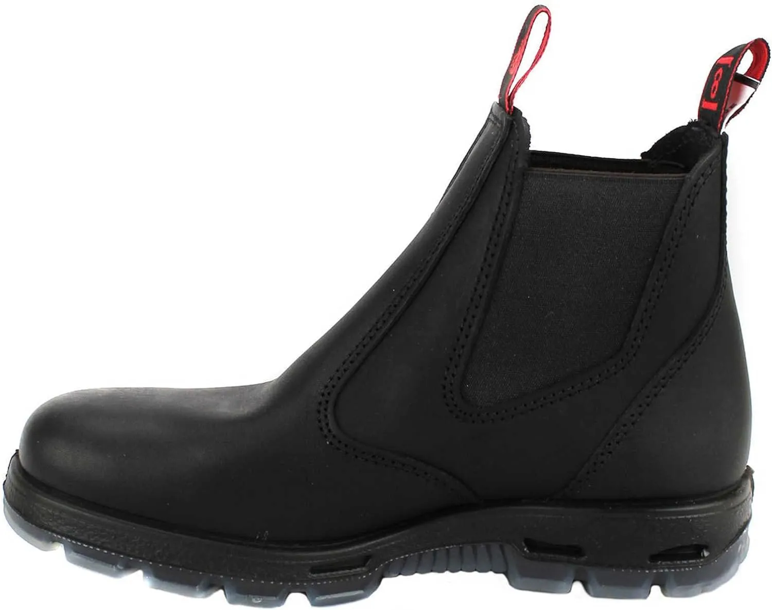 Redback UBBK Easy Escape Slip-On Soft Toe Black Work Boots Redback Boot Size UK8.5 = US9.5