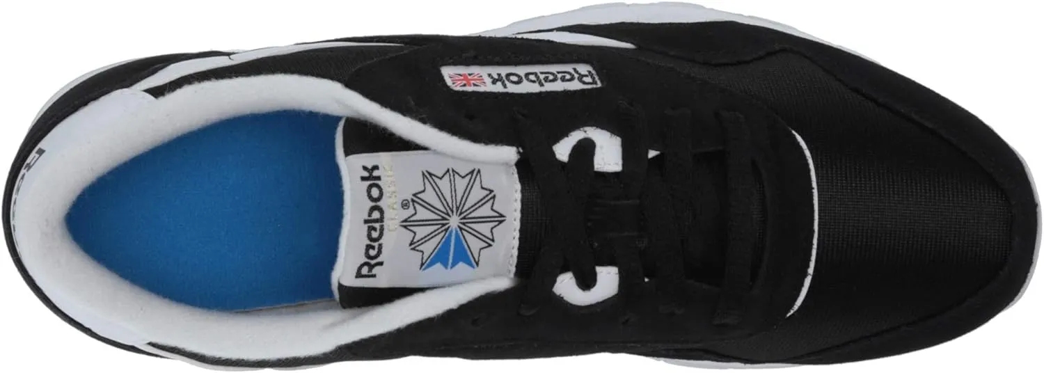 Reebok Mens Classic Cushioned Footbed Faux Leather Running & Training Shoes
