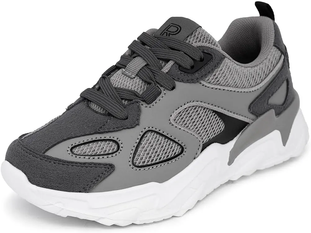 Rockport Kids Boys Sneakers - Durable, Breathable Mesh Design with Cushioned Sole for Comfort - Athletic Shoes for Walking, Running, and School Lace-Up/Bungee (Big Kids & Little Kids)