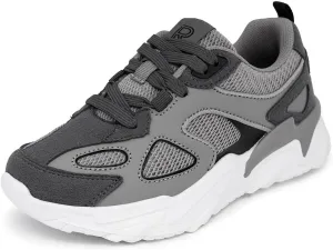 Rockport Kids Boys Sneakers - Durable, Breathable Mesh Design with Cushioned Sole for Comfort - Athletic Shoes for Walking, Running, and School Lace-Up/Bungee (Big Kids & Little Kids)