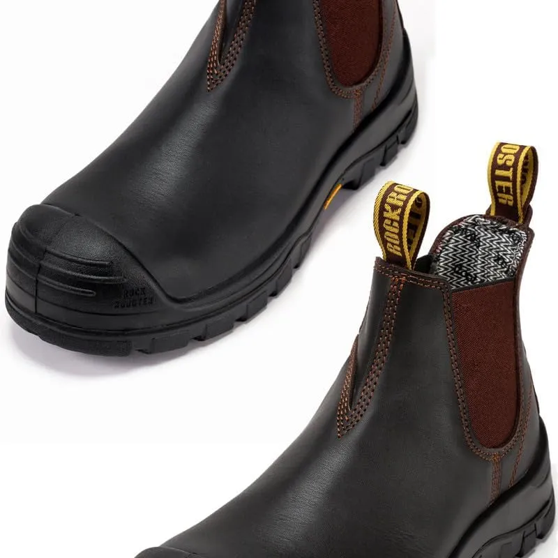 ROCKROOSTER Beaufort - CSA Certified Metal Free Vibram Outsole, Arch Support, Comfort Composite Toe Work Boots for men VAK630 VAK631