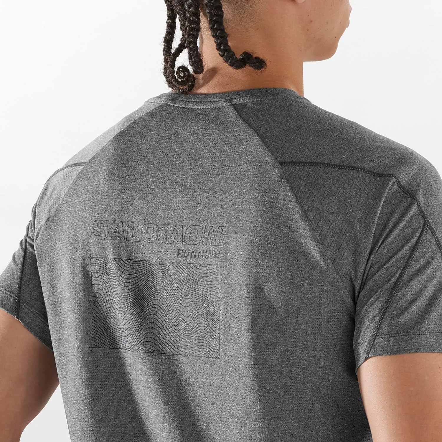Salomon Men's Standard Cross Run SS TEE GFX M