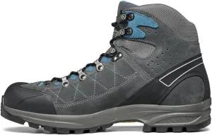 SCARPA Men's Kailash Trek GTX Waterproof Gore-Tex Lightweight Boots for Backpacking & Hiking - Shark Grey/Lake Blue - 10.5