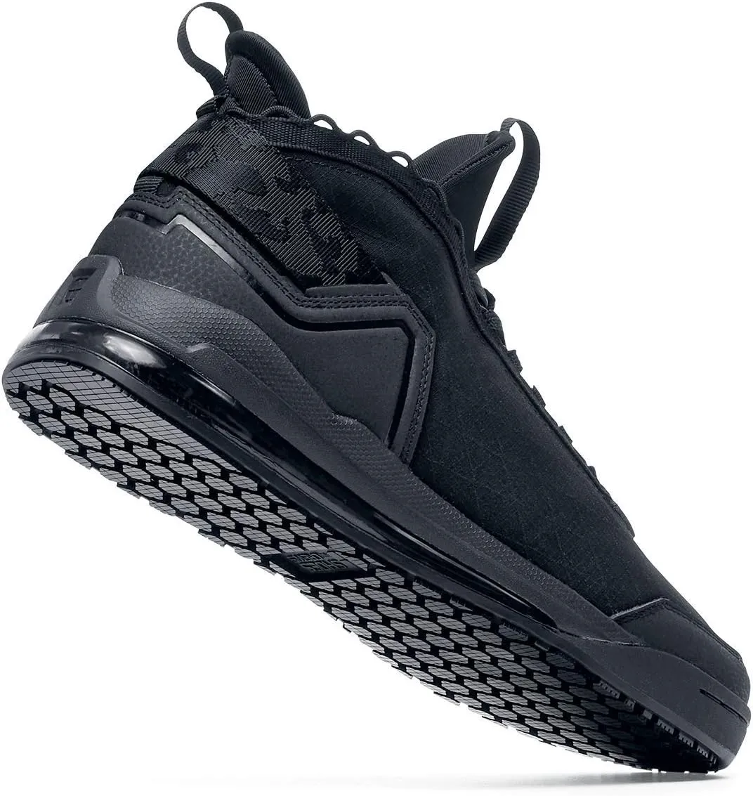 Shoes for Crews Tigon II, Men's, Women's, Unisex Slip Resistant Work Sneakers, Black, Men's 10 (Med) / Women's 11.5 (Med)