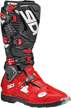 SiDI | Offroad Motorcycle Boots, Professional Motocross Boots for Men CROSSFIRE 3, Adjustable and Replaceable Buckles, Flex System, Hyper Extension Block