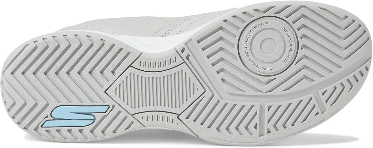 Skechers Women's Viper Court Smash Athletic Indoor Outdoor Pickleball Shoe | Relaxed Fit Sneaker