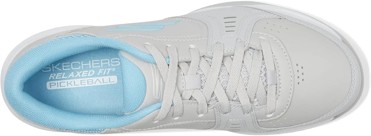 Skechers Women's Viper Court Smash Athletic Indoor Outdoor Pickleball Shoe | Relaxed Fit Sneaker
