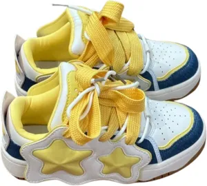 Star Badge Shoes, Ideal for Holiday, Breathable Mesh, Women's Sport Sneakers, Sneakers for Women Walking Shoes