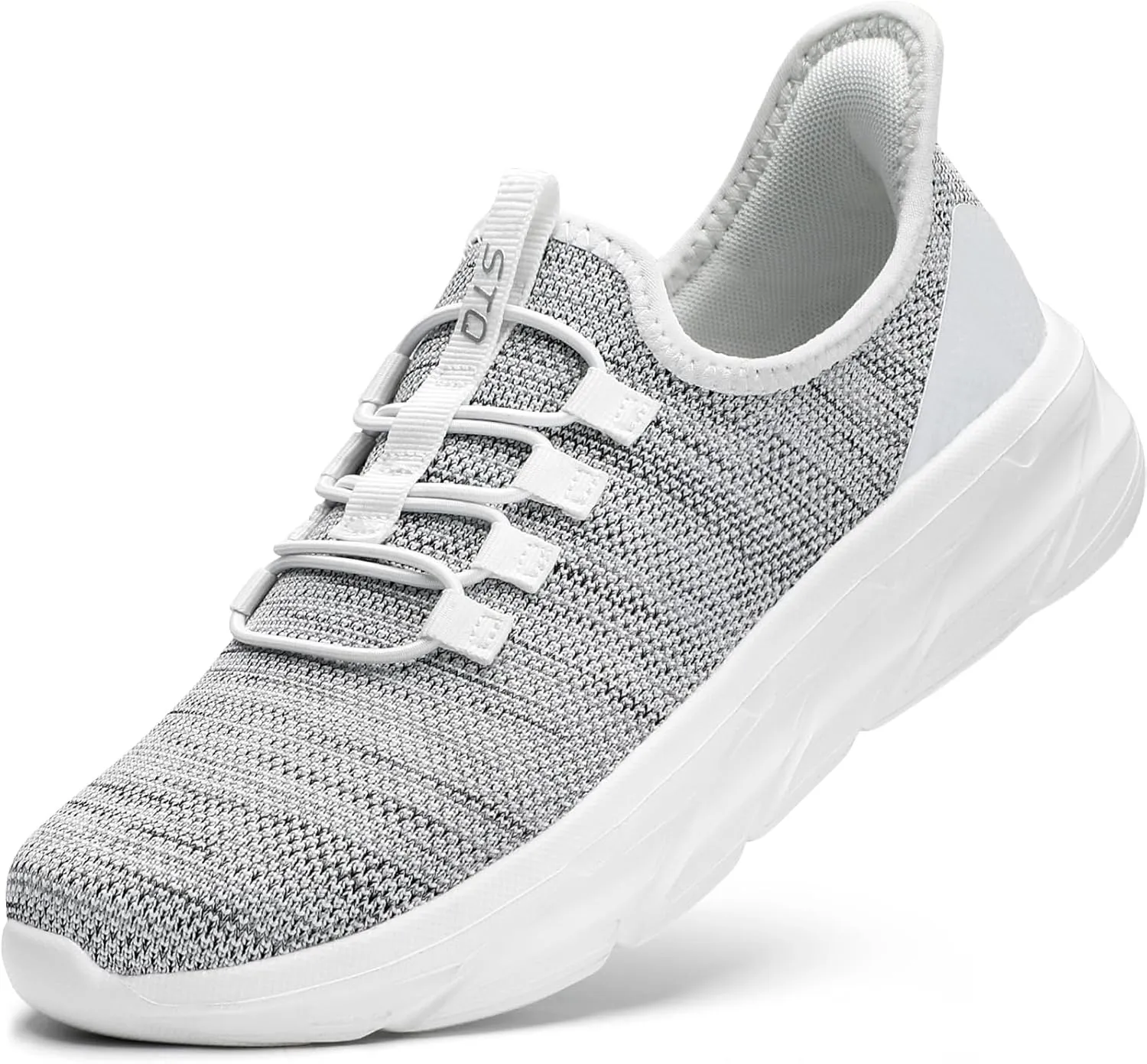 STQ Slip On Walking Shoes Women Orthopedic Sneakers Lightweight Ladies Arch Support Pregnancy Maternity Tennis Shoes for Plantar Fasciitis Relief