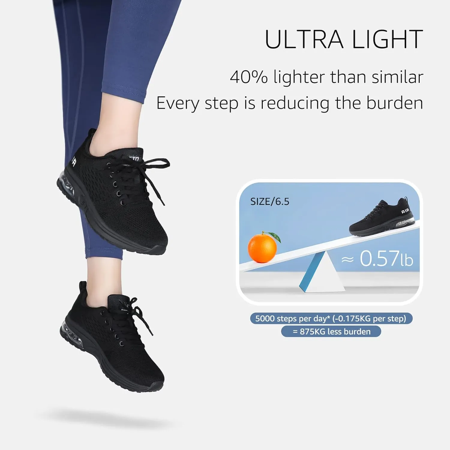 STQ Women's Running Shoes Lightweight Non Slip Walking Tennis Shoes Athletic Workout Gym Cross Training Sneakers