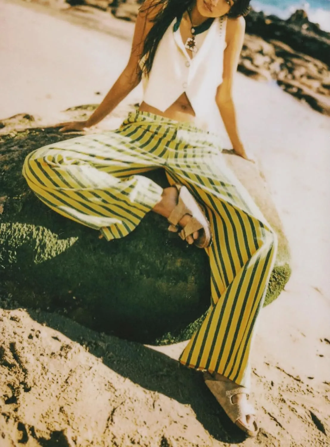 Striped Lounge Pants Womens Gingham Plaid Pajamas Pj Pants Y2k Drawstring Wide Leg Checkered Palazzo Pants Trousers
