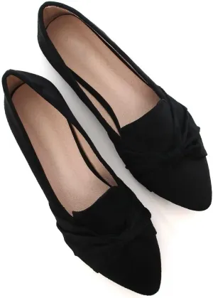 Stunner Classic Women's Pointed Toe Bowknot Ballet Flats Comfortable Cute Dress Flats