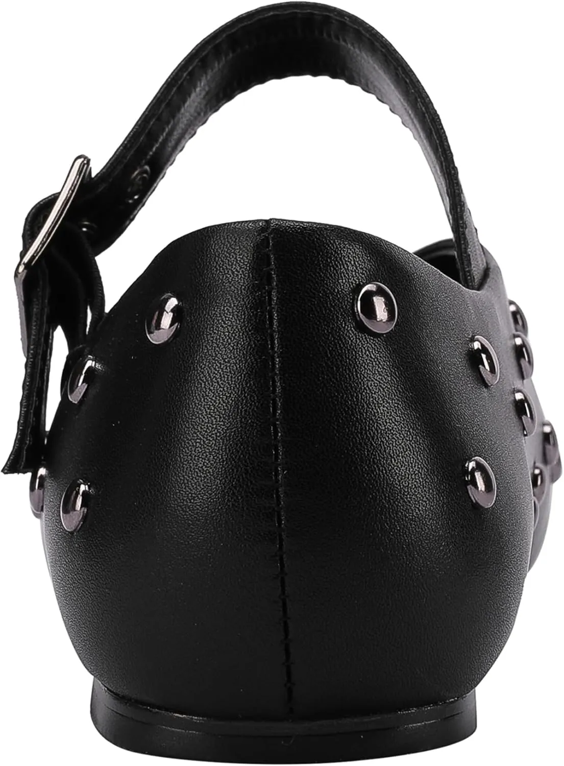 Stylish Mary Jane Studded Flats for Women Comfortable Ballet Buckled Ballerina Shoes for Work, Office, Party, or Daily Shoes