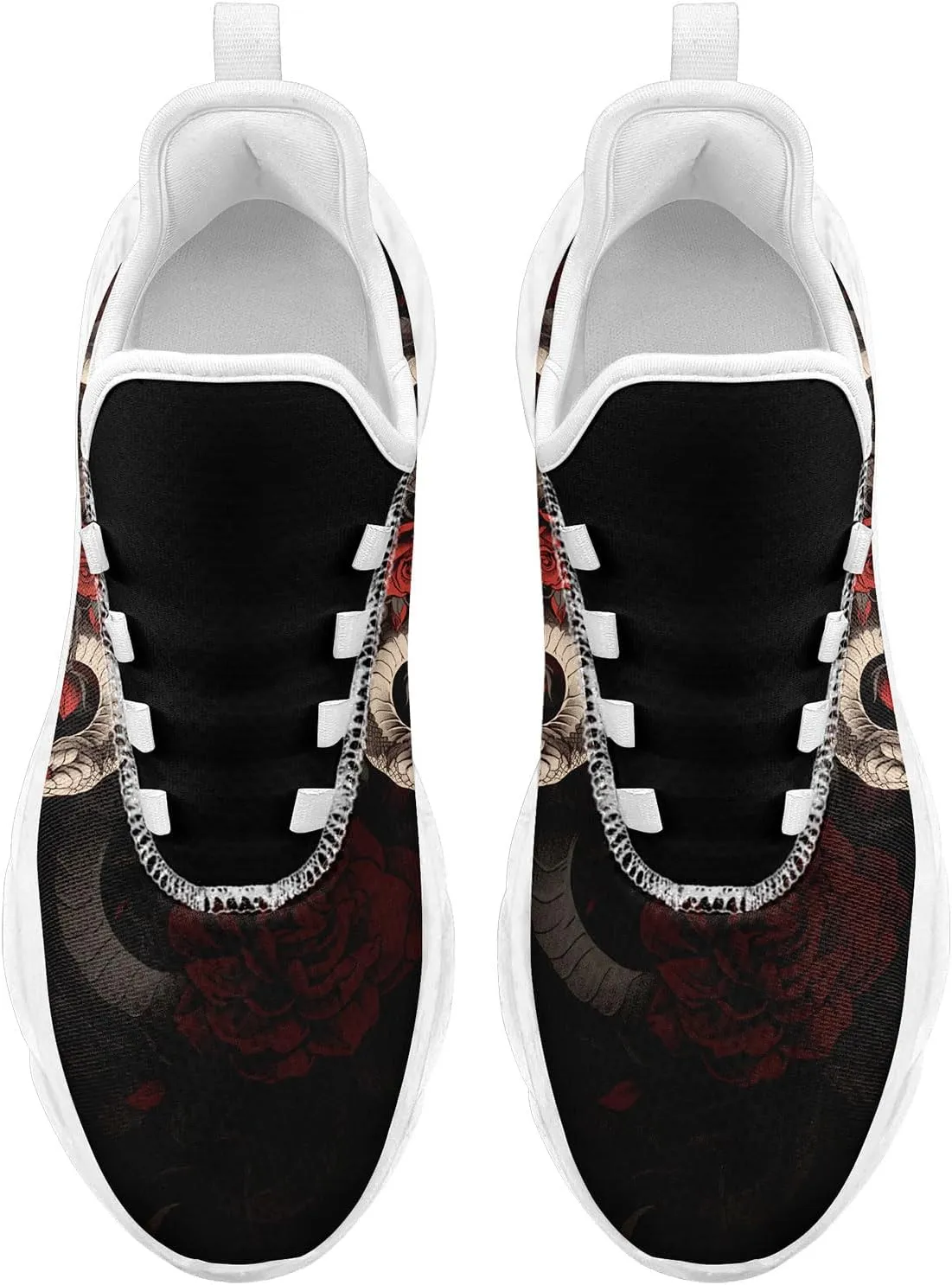 Stylish Snake Sneakers for Men Women Fashion Chinese Year Shoes Lightweight Breathable Athletic Running Sports Shoes