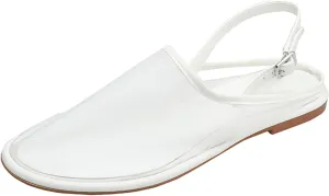 SWDZM Mesh Flats for Women Tulle Slip On Ballet Flats Buckle Strap Comfortable Casual Work Flats Sandals