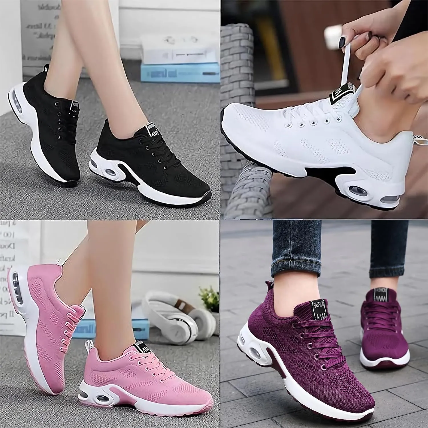 The Most Comfortable Orthopedic Shoes for Your Feet Women Walking Shoes with Arch Support Fashion Breathable Mesh Sneakers Lightweight Comfort Non Slip Casual Shoe