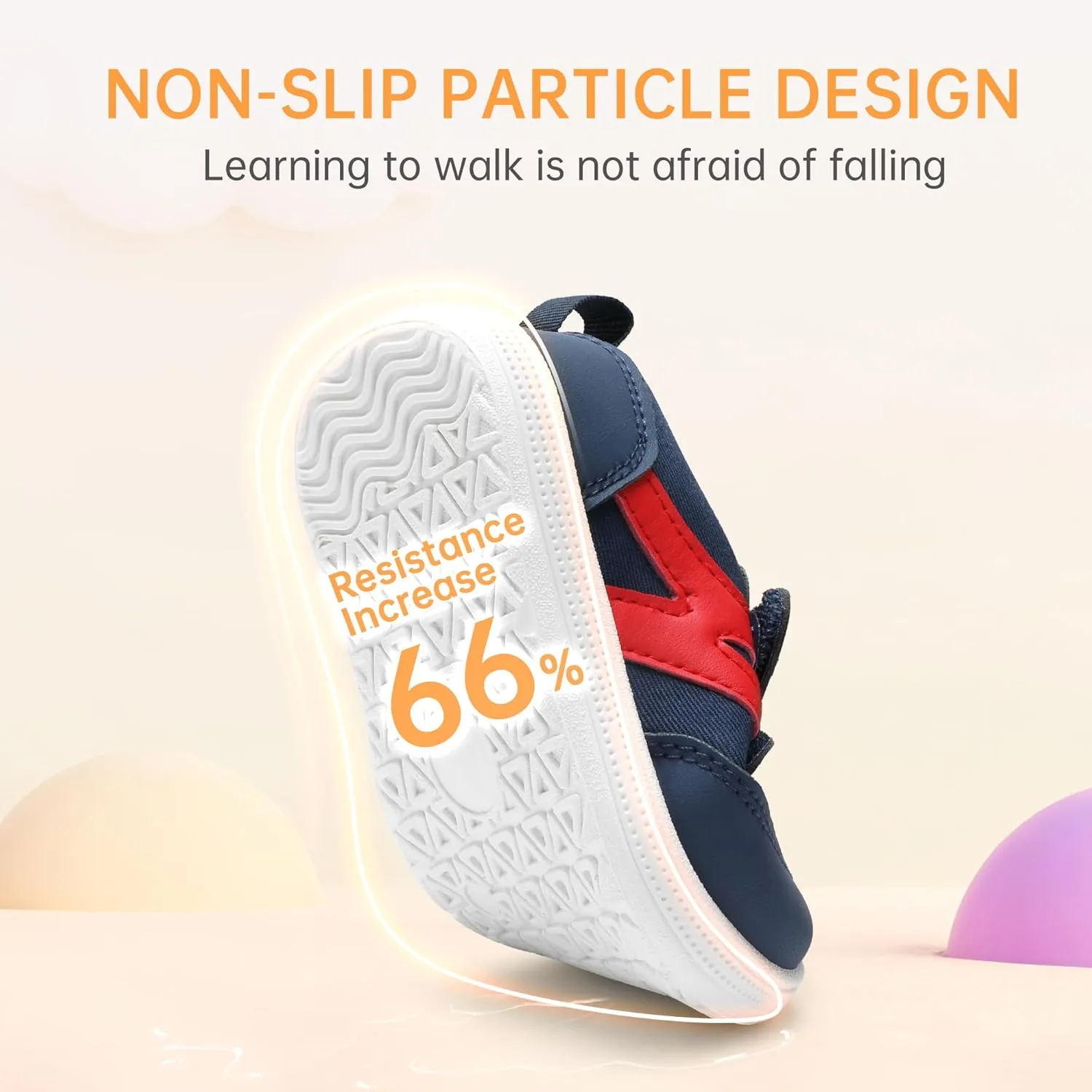 Toddler Lightweight Slip on Sneakers: Boys Barefoot Shoes Kids Walking Shoes Boy Sneakers, Toddler First Walking Shoe Comfort Tennis Activities