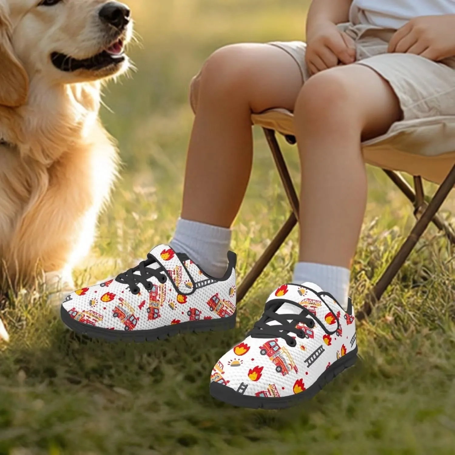 Toddler Sneakers Fashion Design Boys Tennis Shoes Breathable School Shoes