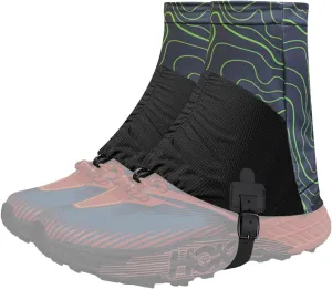 Trail Gaiters, Waterproof Low Shoe Protectors, Adjustable Boots Protectors for Hiking & Running - Prevents Debris in Shoes