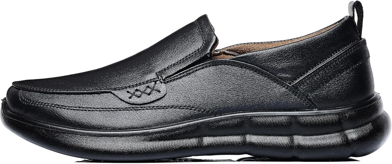 Trsorini Mens Slip-on Casual Loafers Shoes Classic Bussiness Lightweight Soft Shoes Office Comfortable for Male