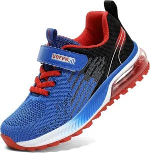 UBFEN Kids Sneakers Boys Girls Tennis Shoes for Running Athletic Walking Gym Sports Lightweight Breathable
