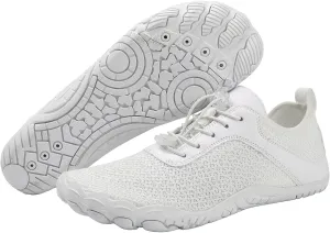 Unisex Lightweight Barefoot Shoes Anti-Slip Quick-Drying Outdoor Sport Pro Wide Toe Box Sneakers Walking Athletic Gym Workout Running Shoe Hiking Non-Slip Unisex Width Sneaker