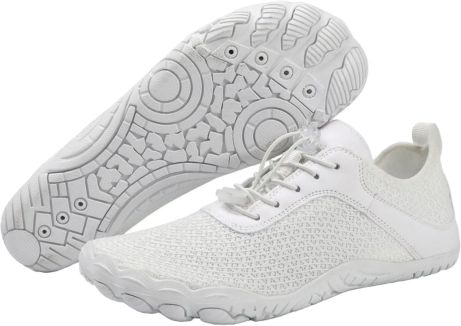 Unisex Lightweight Barefoot Shoes Anti-Slip Quick-Drying Outdoor Sport Pro Wide Toe Box Sneakers Walking Athletic Gym Workout Running Shoe Hiking Non-Slip Unisex Width Sneaker