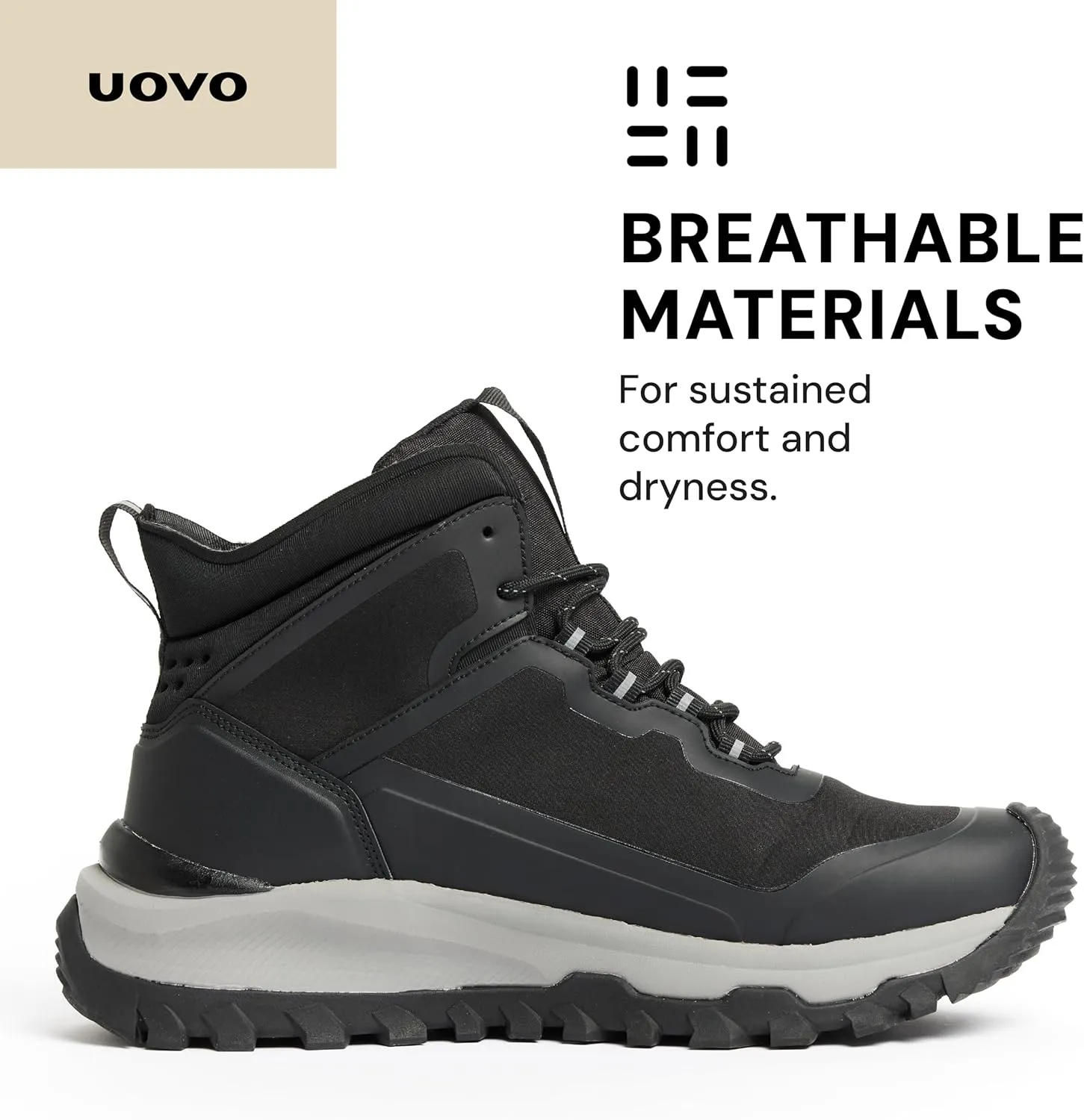 UOVO All Seasons Men's Boots