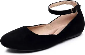 VenusCelia Women's Serenity Strap Flats Shoe