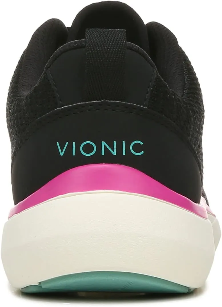 Vionic Women's Vortex Jolisa Lace Up Knit Athletic Shoes - Ladies Supportive Walking Sneakers That Include Three-Zone Comfort with Orthotic Insole Arch Support, Medium and Wide Fit Sizes 5-12