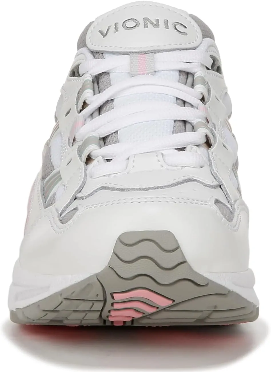 Vionic Women's Walker Classic Comfortable Leisure Shoes- Supportive Walking Sneakers That Include Three-Zone Comfort with Orthotic Insole Arch Support