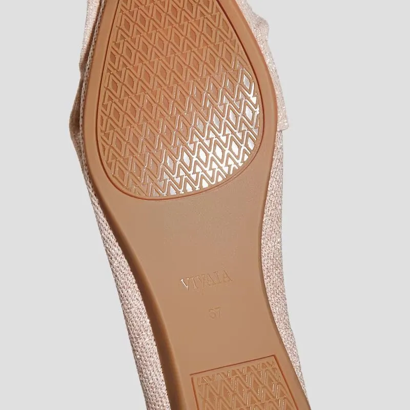 VIVAIA Azura Pointed-Toe Bow Women Casual Flats Slip on Comfortable Shoes