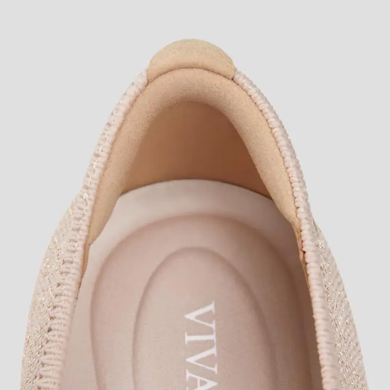 VIVAIA Azura Pointed-Toe Bow Women Casual Flats Slip on Comfortable Shoes