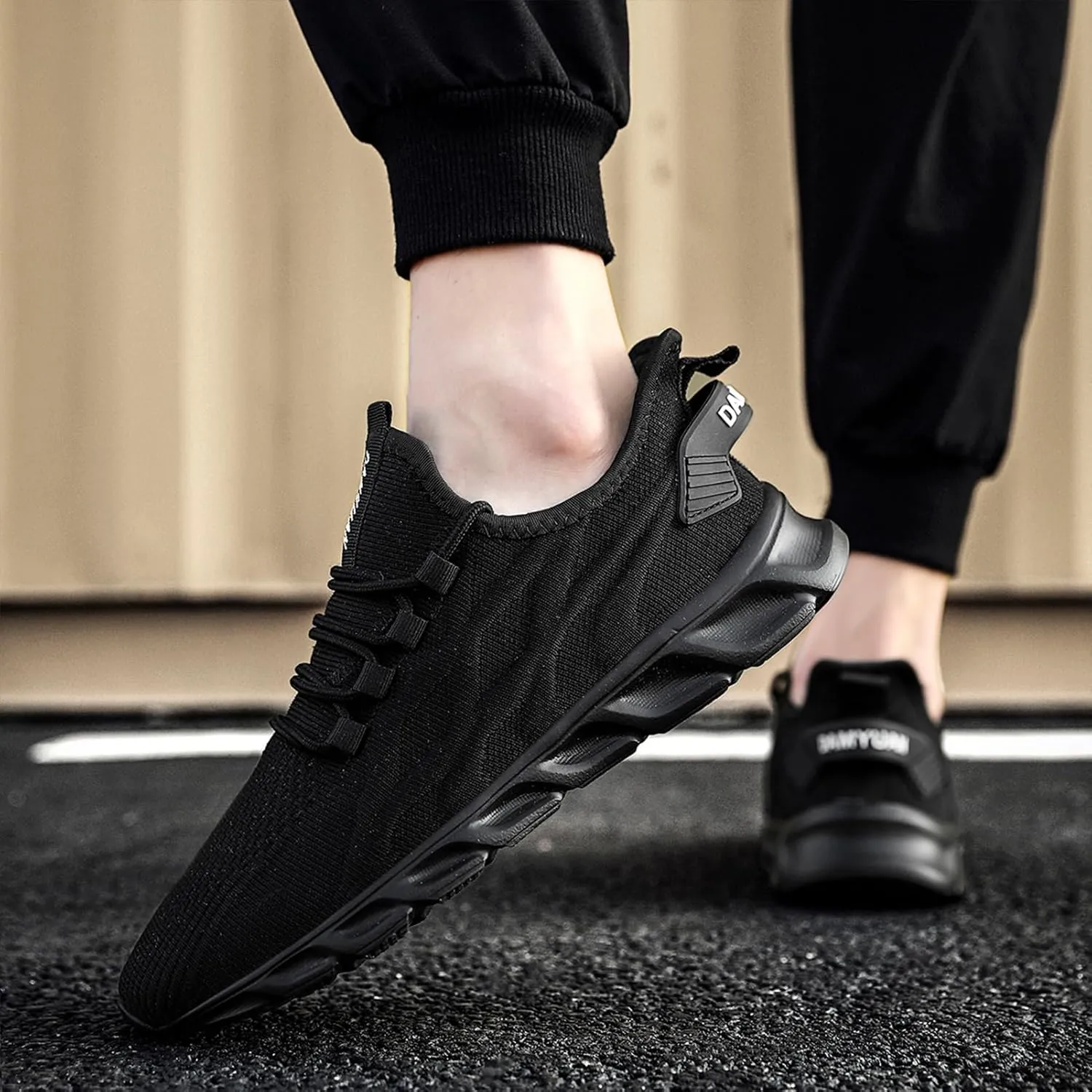 WCIDFY Men's Running Shoes Gym Tennis Work Shoes for Men Mesh Lightweight Athletic Sports Fashion Workout Casual Sneakers