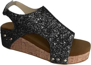 Wedge Mules for Women Platform Sandals with Ankle Strap Open Toe Espadrilles Wedge Heels Sandals Comfortable Orthopedic Slippers Casual Walking Wedges Summer Beach Shoes
