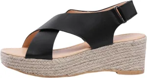Wedge Sandals for Women Platform Wedges Sandals Orthopedic Sandal Open Toe Buckle Slingback Cross Band Slip-on High Heels Sandal with Back Strap 2025