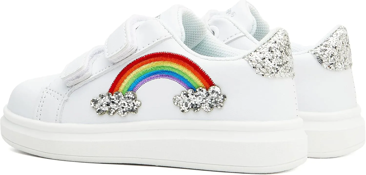 Weestep Girls Casual Slip On Comfort Fashion Sneaker Glitter Shoes for Toddler and Little Kid