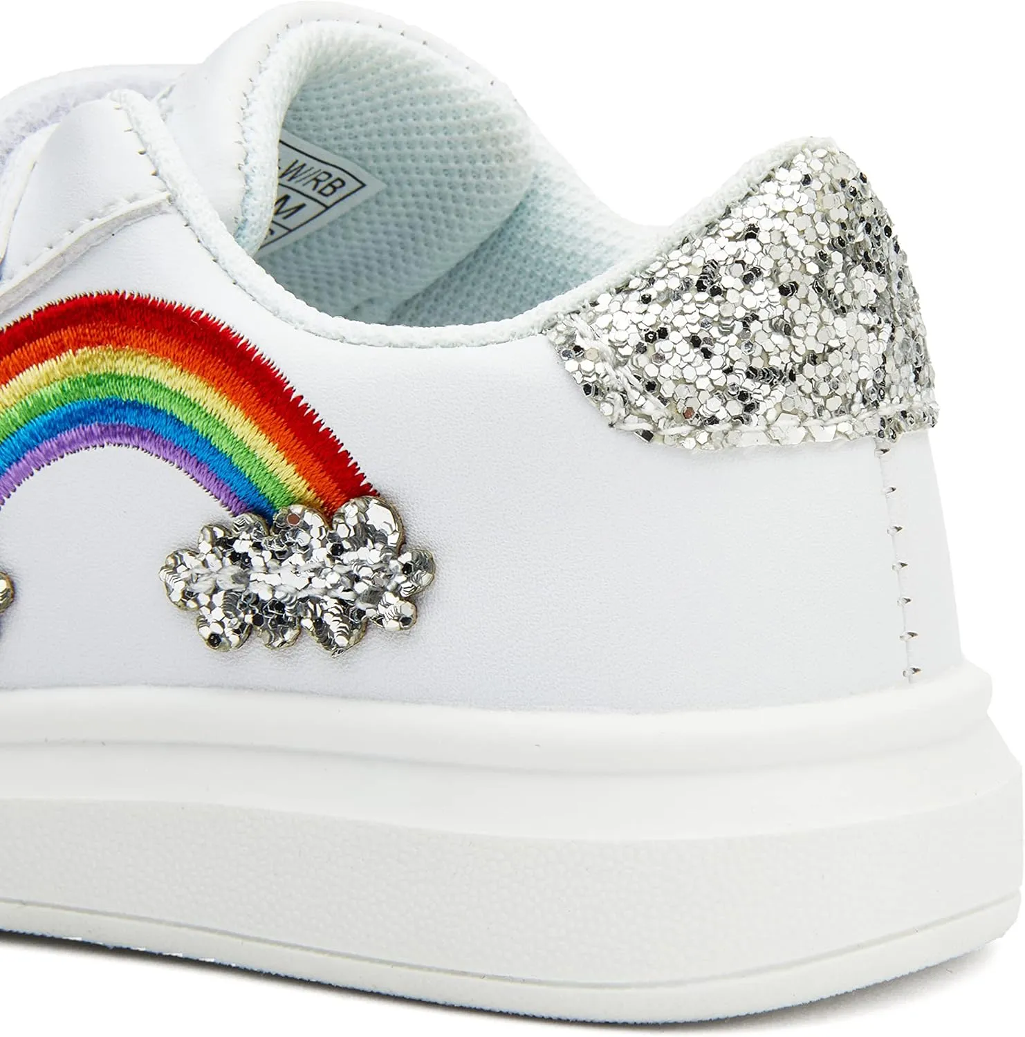 Weestep Girls Casual Slip On Comfort Fashion Sneaker Glitter Shoes for Toddler and Little Kid