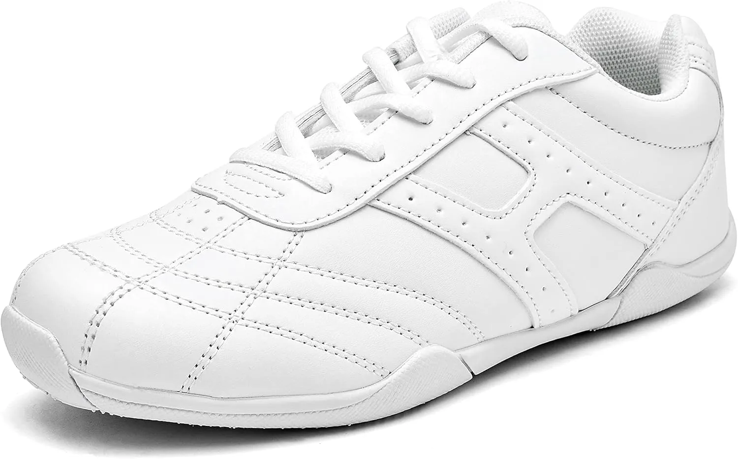 White Cheer Shoes for Women Breathable Cheerleading Shoes Lightweight Athletic Tennis Walking Cheer Sneakers Girl Cheer Shoes…