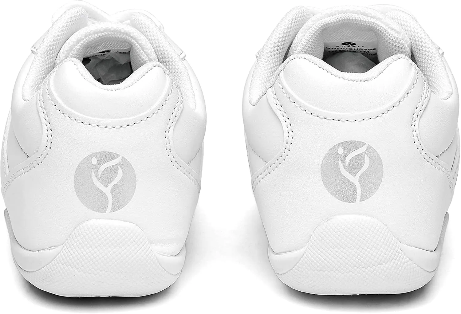 White Cheer Shoes for Women Breathable Cheerleading Shoes Lightweight Athletic Tennis Walking Cheer Sneakers Girl Cheer Shoes…