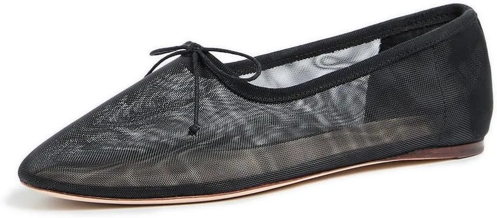 Women Ballet Flats Round Toe Mary Jane Shoes Casual Comfortable Dressy Shoes with Bow