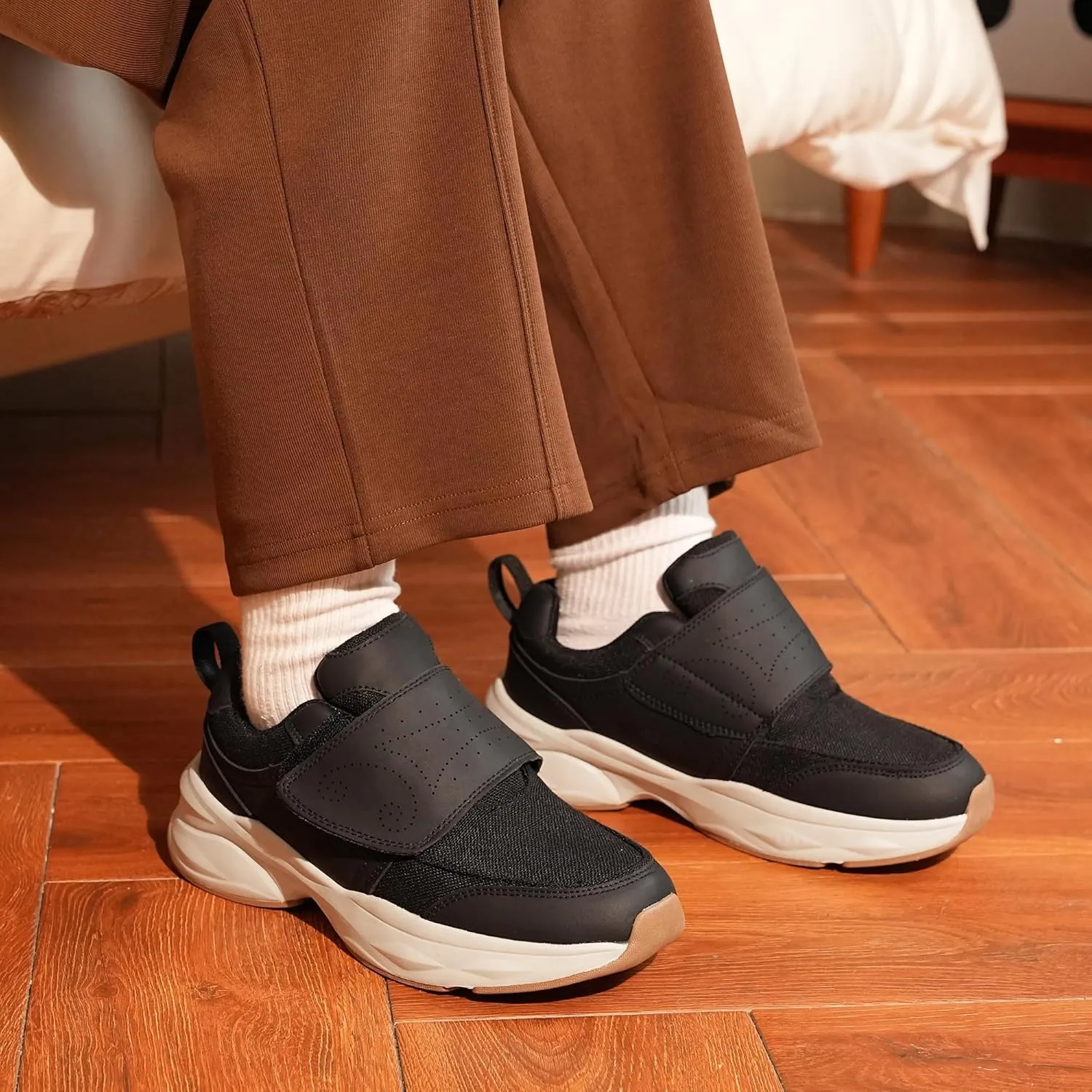 Women Orthopedic Diabetic Walking Sneakers Edema Shoes for Swollen Feet