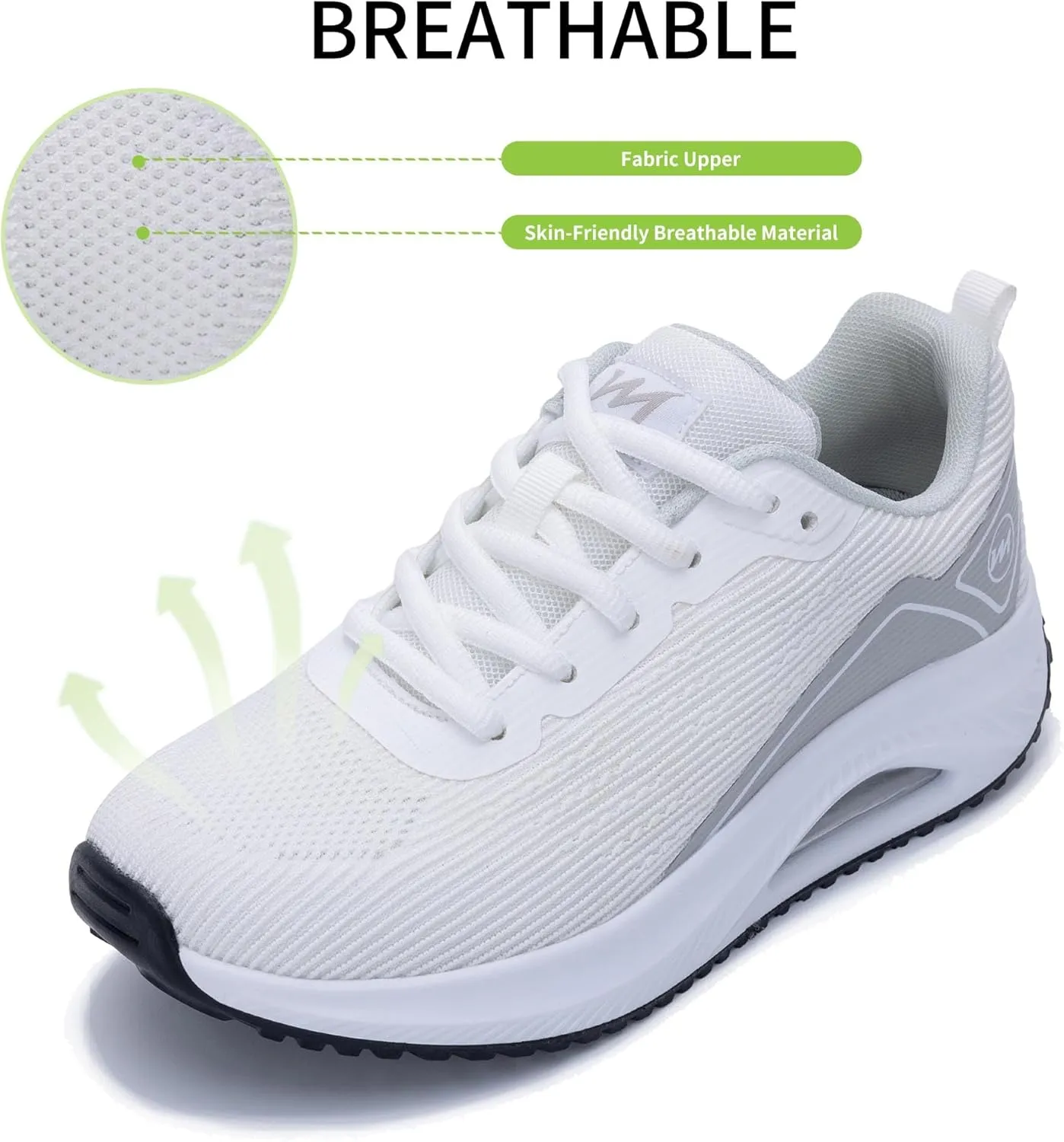 Womens Air Walking Shoes with Arch Support Tennis Orthotic Comfortable Sneakers for Plantar Fasciitis Pain Relief US 6-11